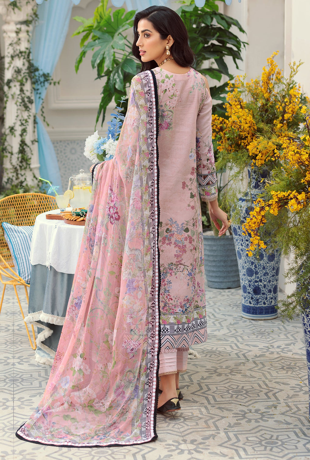 NPRINT22-D2-A | Saadia Asad | Noor Prints Lawn Collection 2022