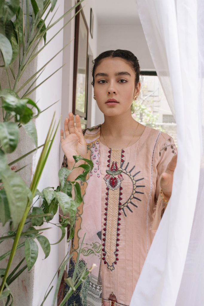 QLS-02 | Qalamkar | Qline Lawn | 2020