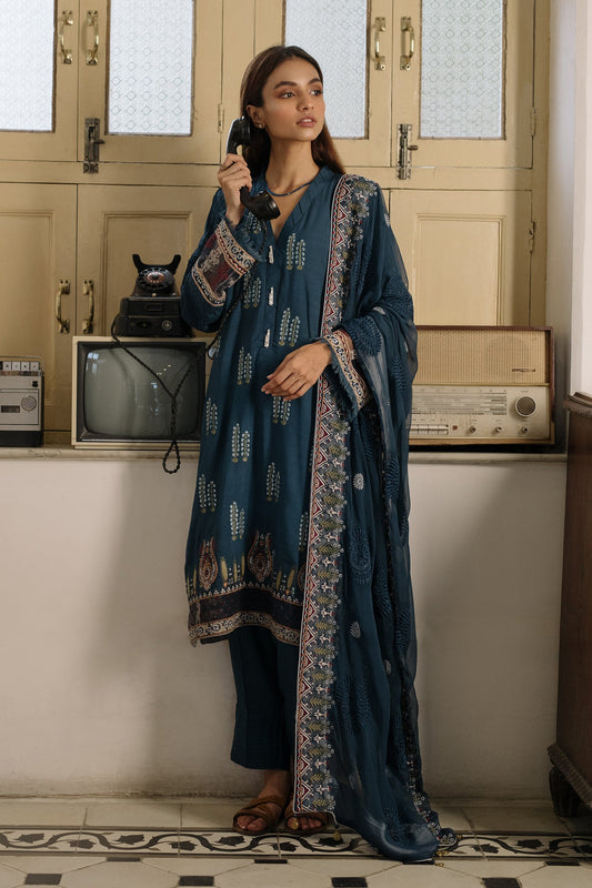 QLA-03 (Qalamkar - Qline Linen Collection 2019)