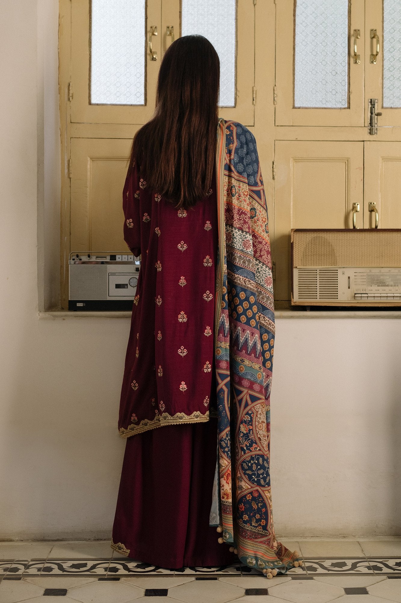 QLA-02 (Qalamkar - Qline Linen Collection 2019)