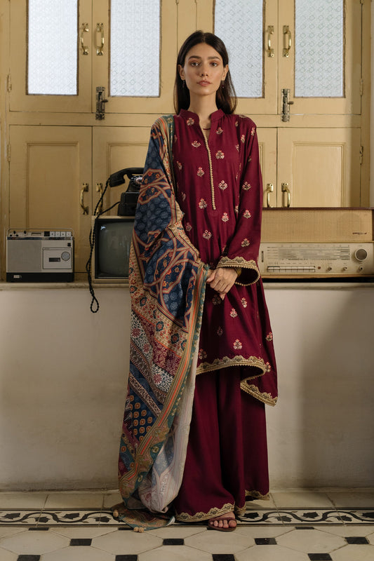 QLA-02 (Qalamkar - Qline Linen Collection 2019)