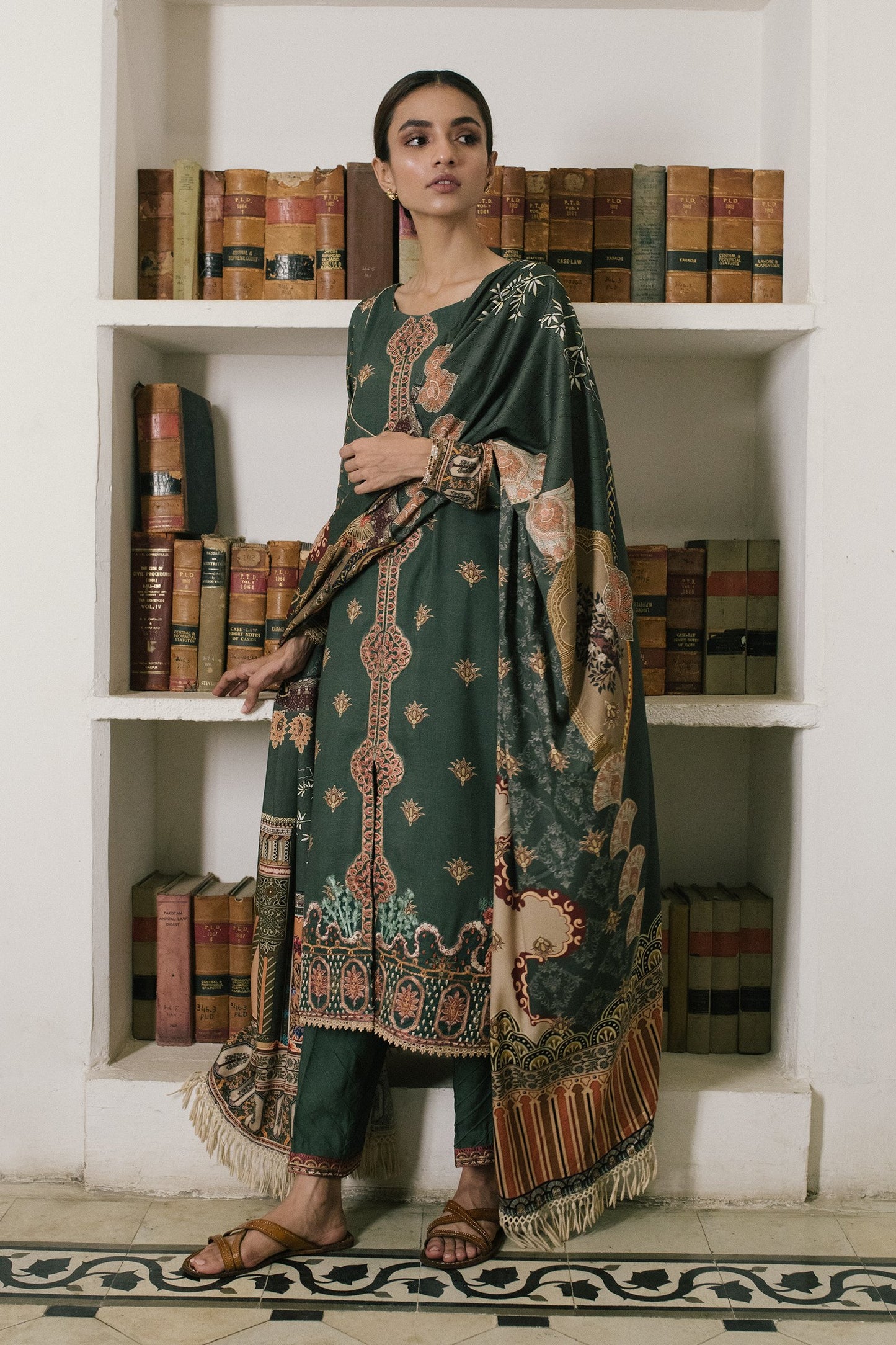 QLA-10 (Qalamkar - Qline Linen Collection 2019)