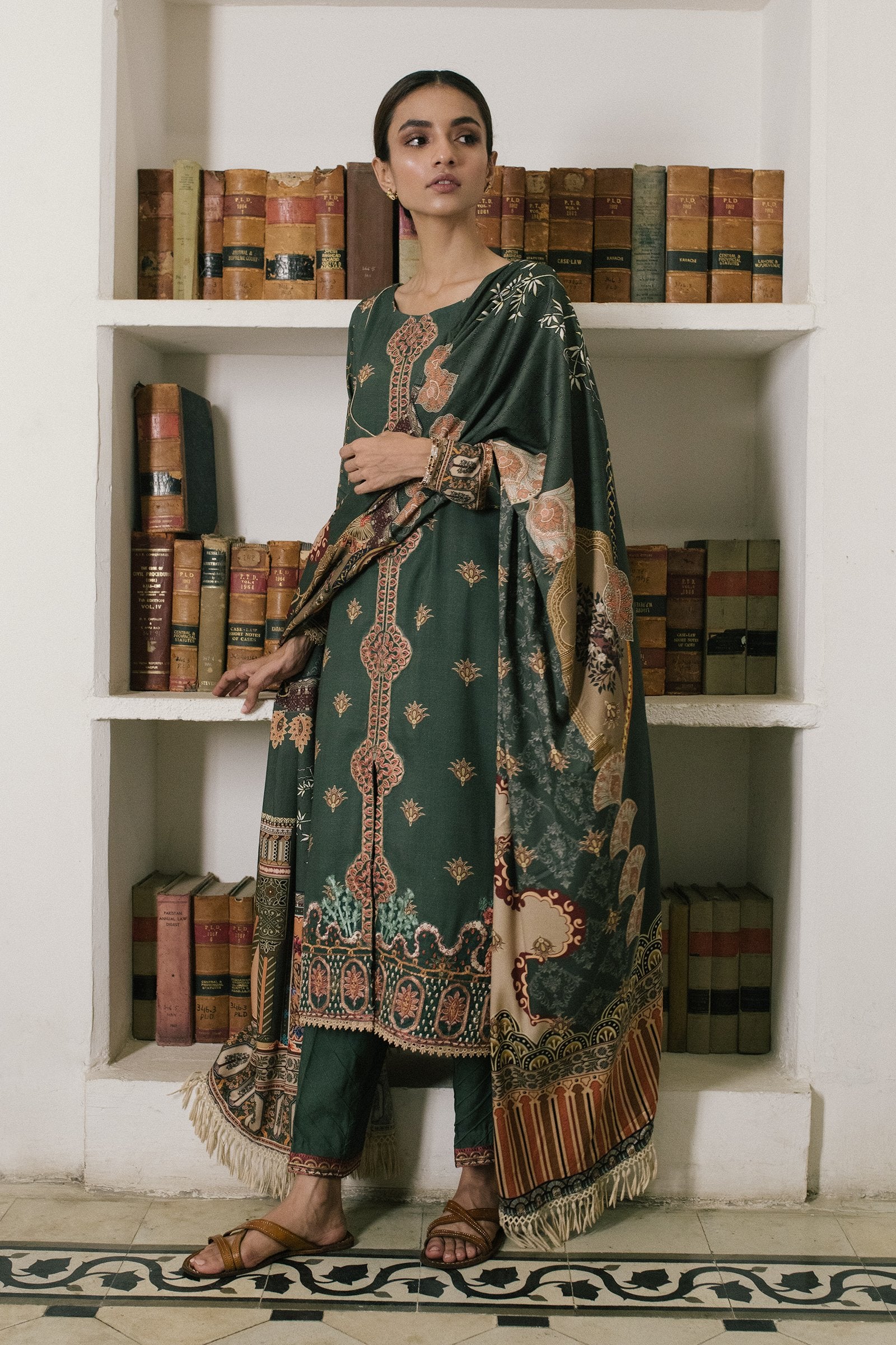 QLA-10 (Qalamkar - Qline Linen Collection 2019)