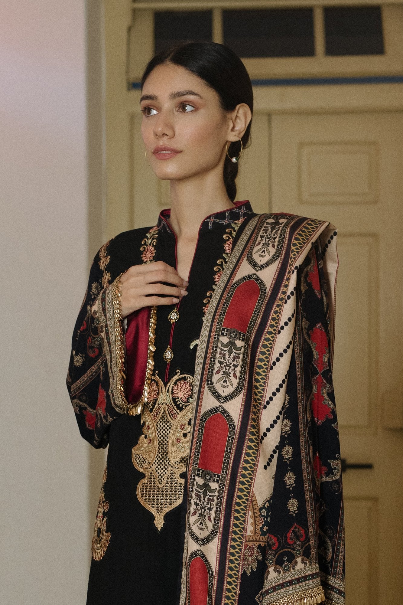 QLA-01 (Qalamkar - Qline Linen Collection 2019)