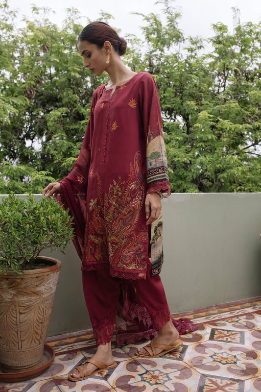 QLA-09 (Qalamkar - Qline Linen Collection 2019)