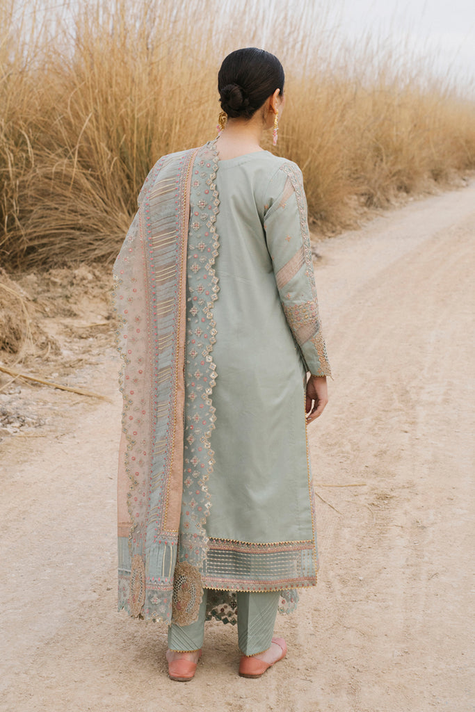 SS - 01 -SAHAR | Qalamkar | Mirahil Luxury Lawn 2022