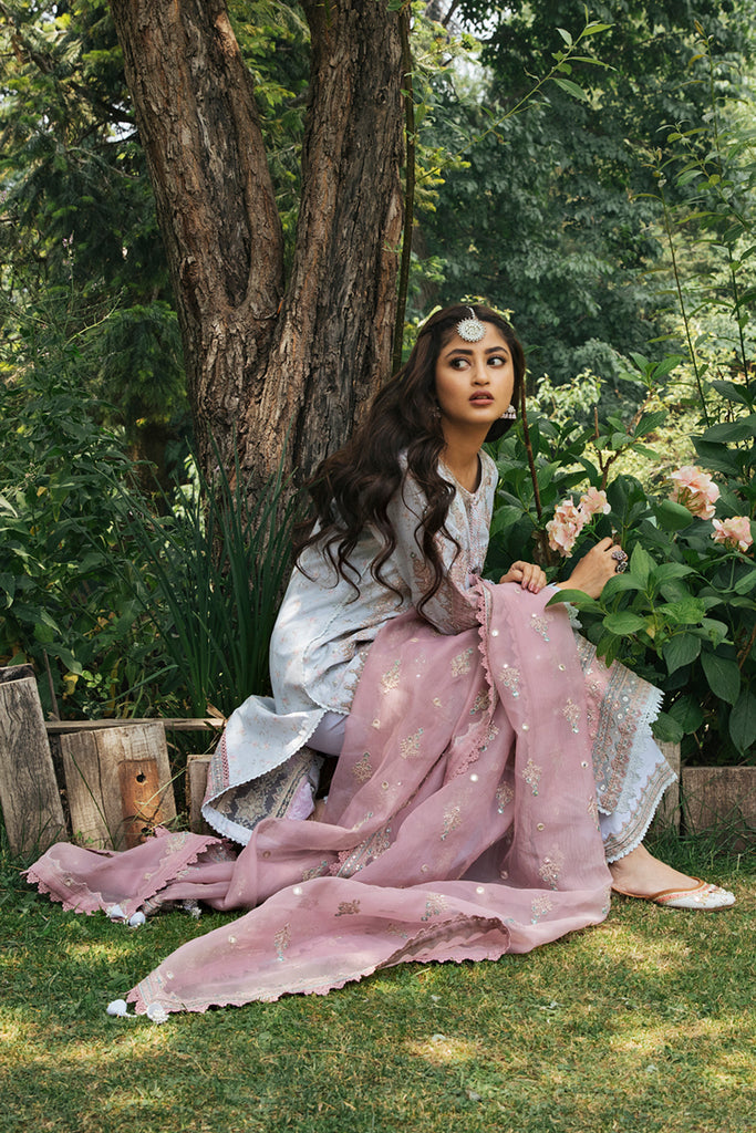 EB- 01 NORA | Qalamkar | Luxury Festive Lawn Unstitched 2022