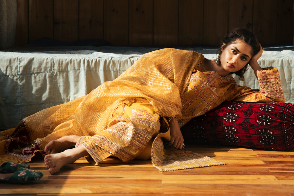 EB- 04 SIENNA | Qalamkar | Luxury Festive Lawn Unstitched 2022