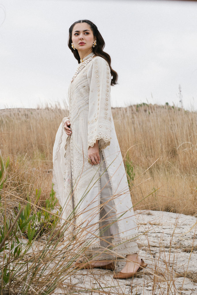 SS - 06 - ALIF | Qalamkar | Mirahil Luxury Lawn 2022