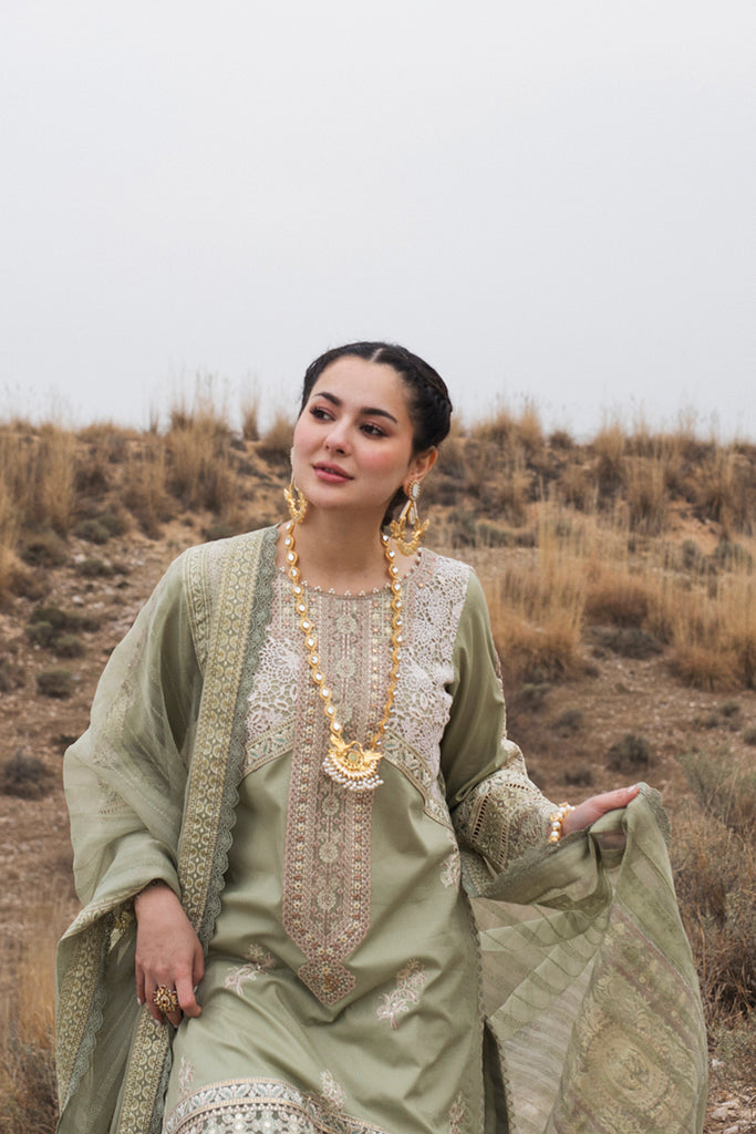 SS - 04 - AVIDA | Qalamkar | Mirahil Luxury Lawn 2022