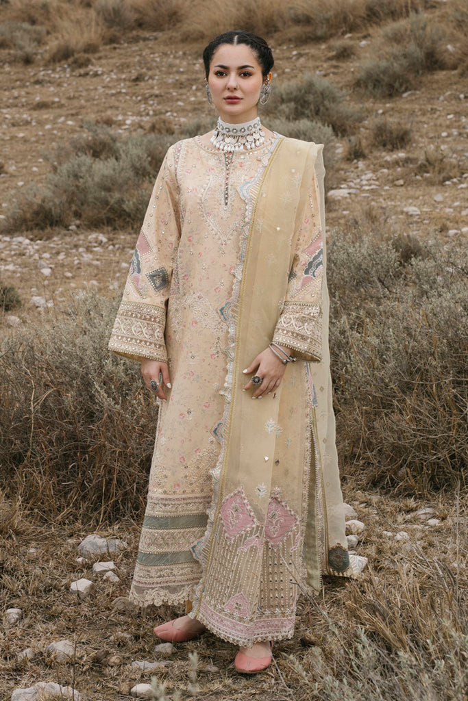 SS - 14 - SEHRAB | Qalamkar | Mirahil Luxury Lawn 2022