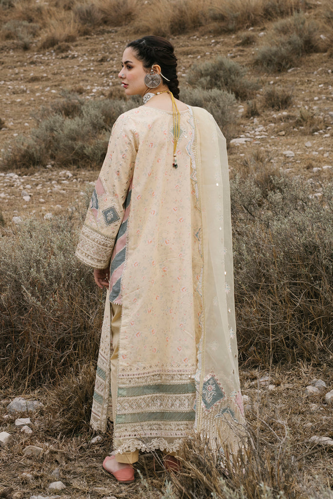 SS - 14 - SEHRAB | Qalamkar | Mirahil Luxury Lawn 2022