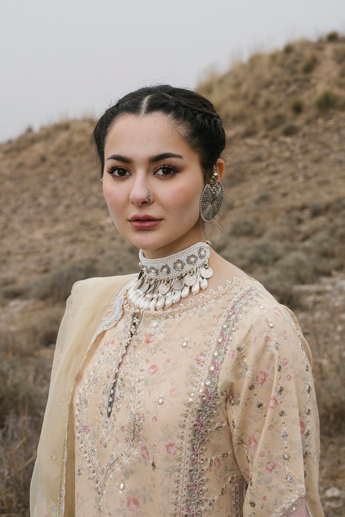 SS - 14 - SEHRAB | Qalamkar | Mirahil Luxury Lawn 2022