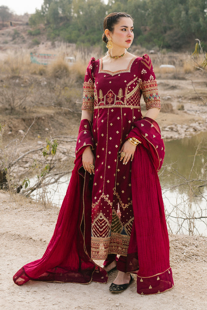 SS - 07 - LEILA | Qalamkar | Mirahil Luxury Lawn 2022
