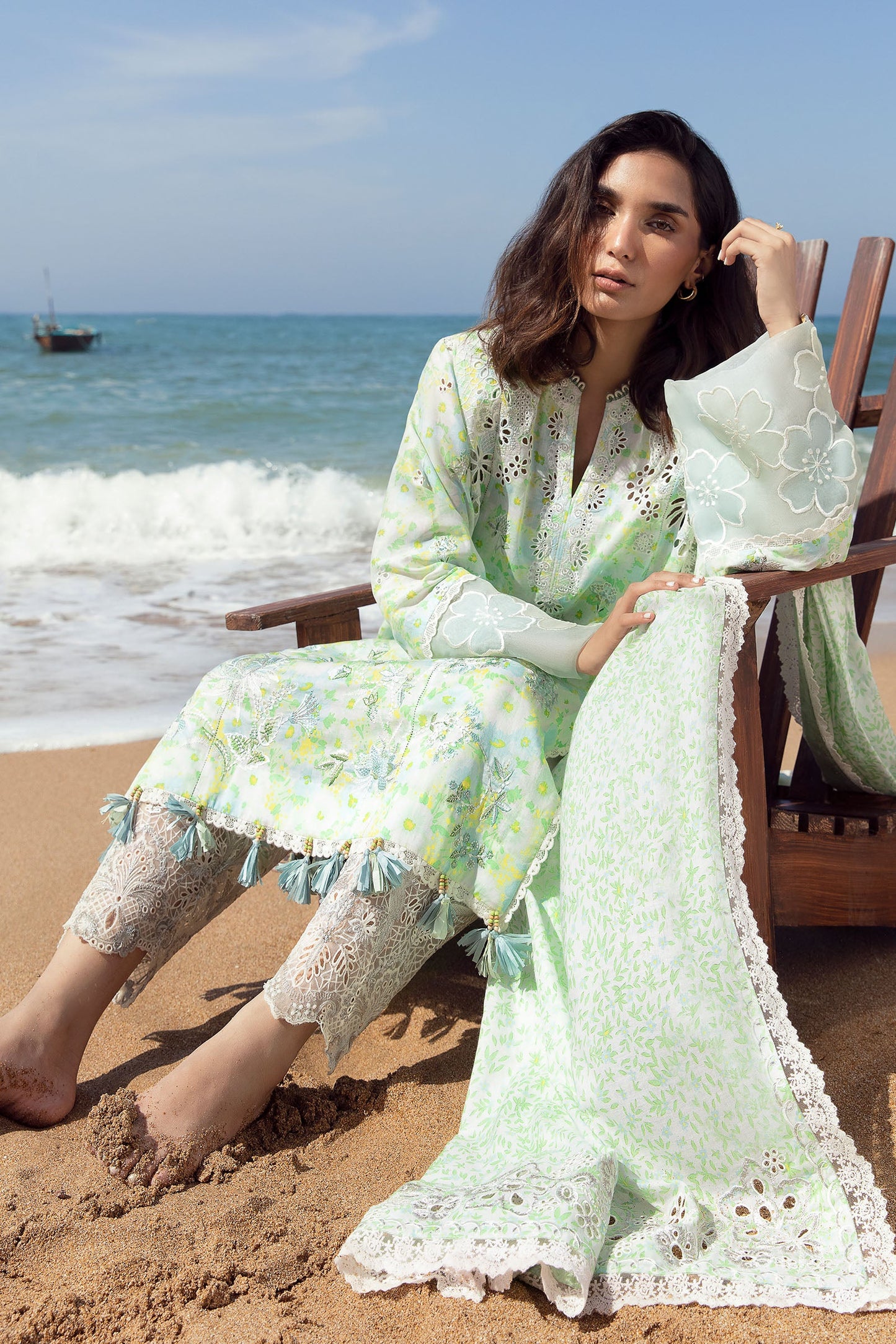 ELA (ZL23-3 B) | Zaha | Spring Summer Unstitched Lawn 2023
