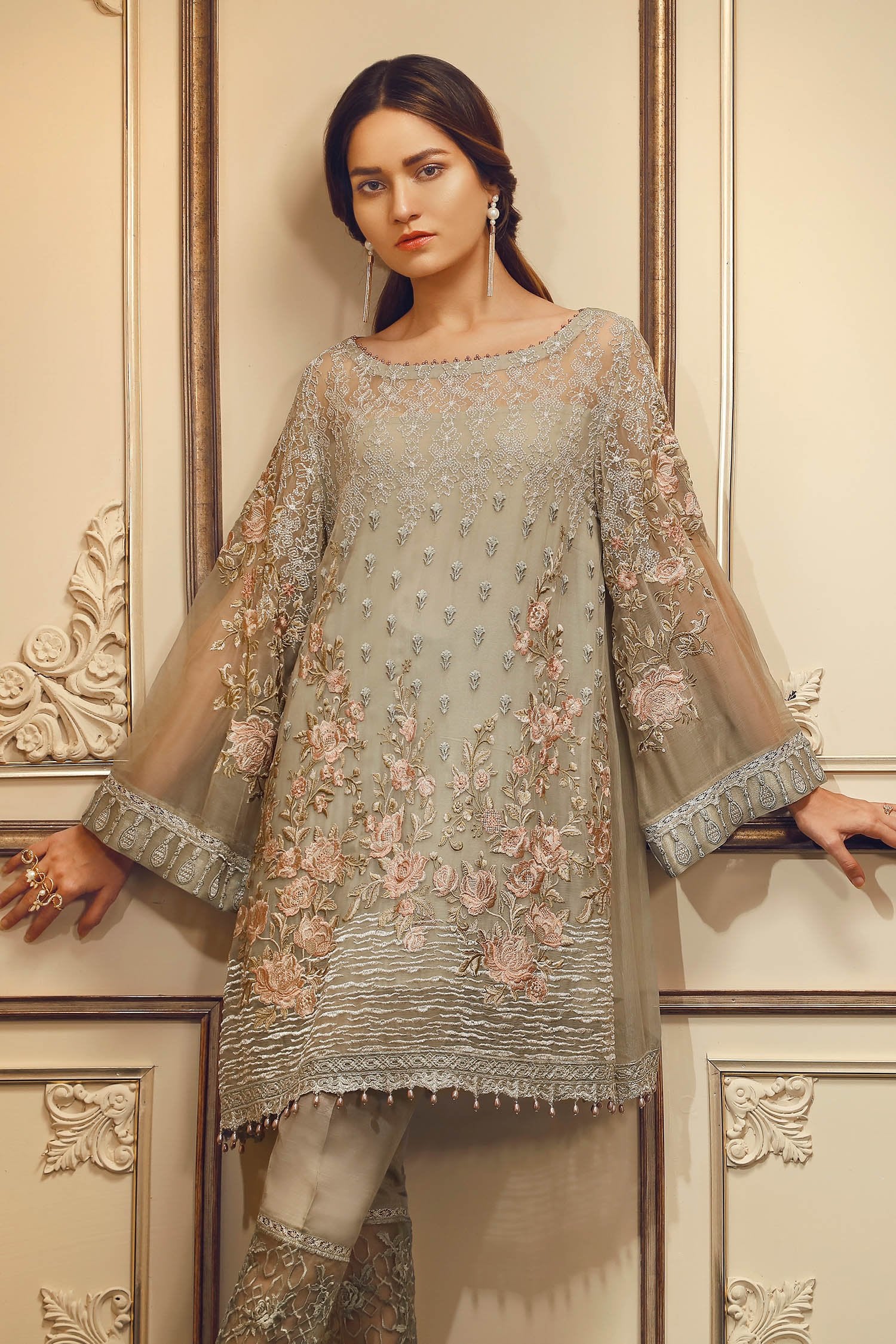 Pastel Perfection (Baroque Chantelle Embroidered Chiffon)