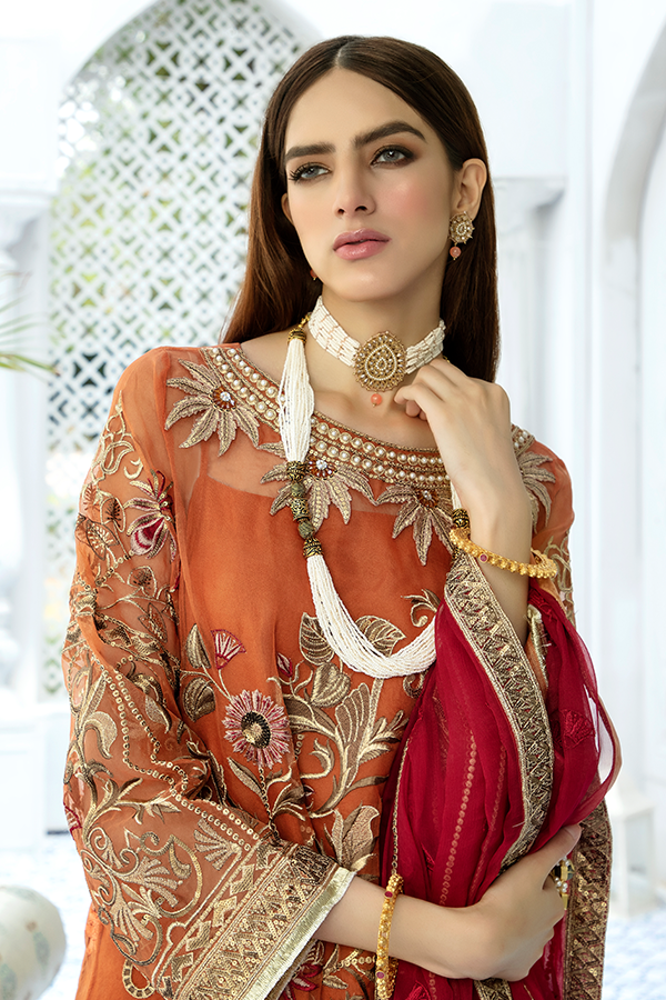S-1013 Royal Amber | Serene Premium Imrozia | Majestic | LA FANTAISIE Collection