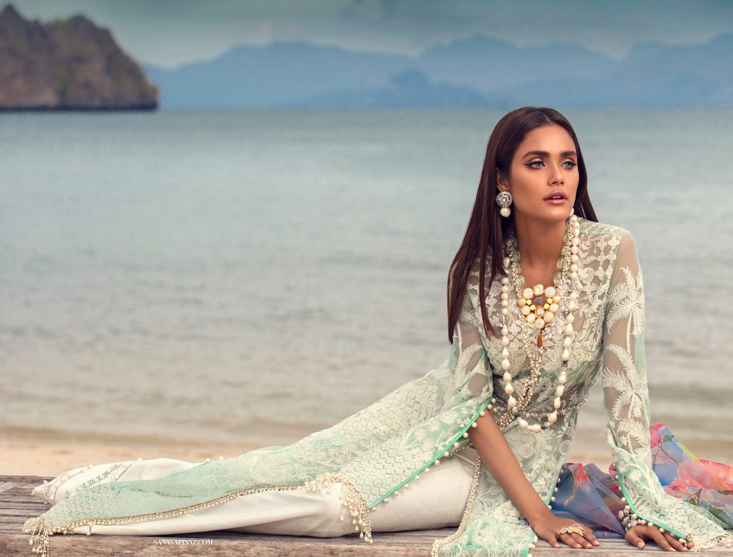 L201-008A-CJ (3Pcs) | Sana Safinaz | Luxury Lawn'20