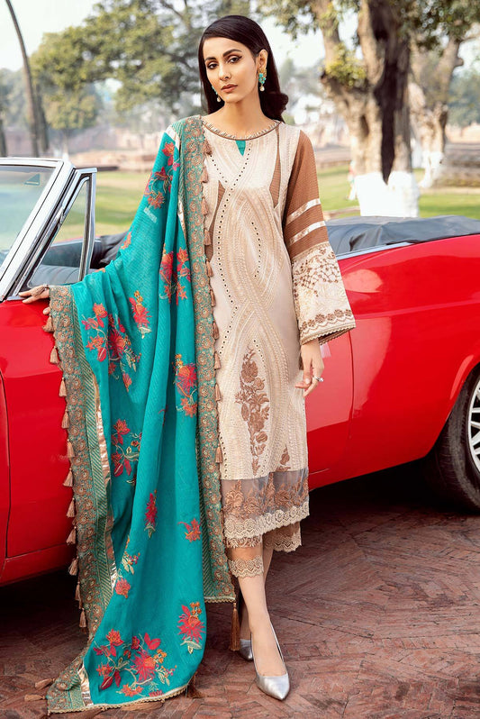 Signature Lawn SS-02-A | House of Charizma | Spring Summer Embroidered Lawn 2020