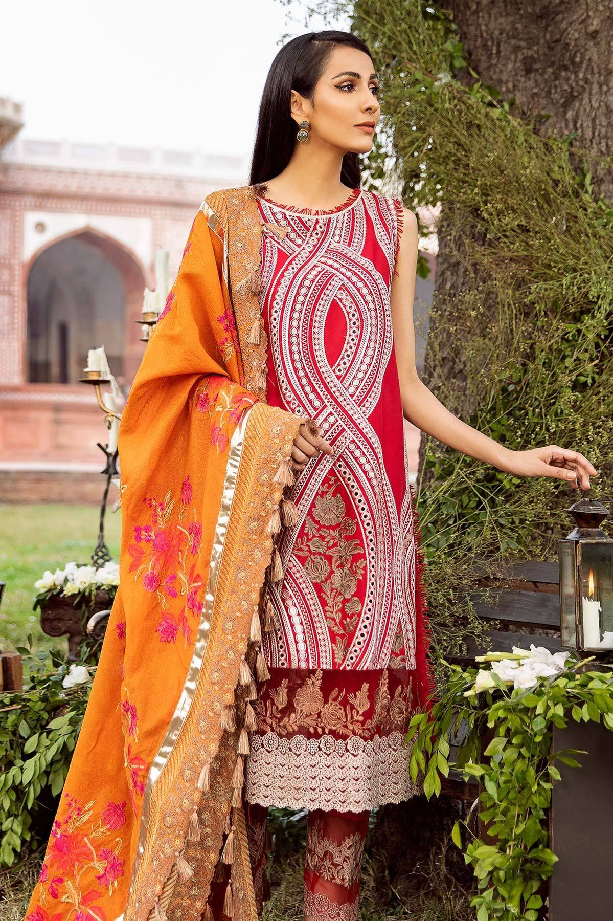 Signature Lawn SS-02-B | House of Charizma | Spring Summer Embroidered Lawn 2020