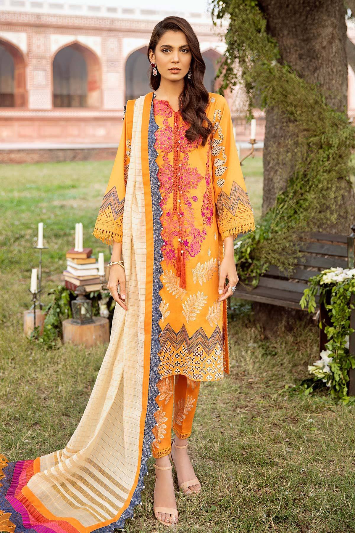 Signature Lawn SS-06 | House of Charizma | Spring Summer Embroidered Lawn 2020