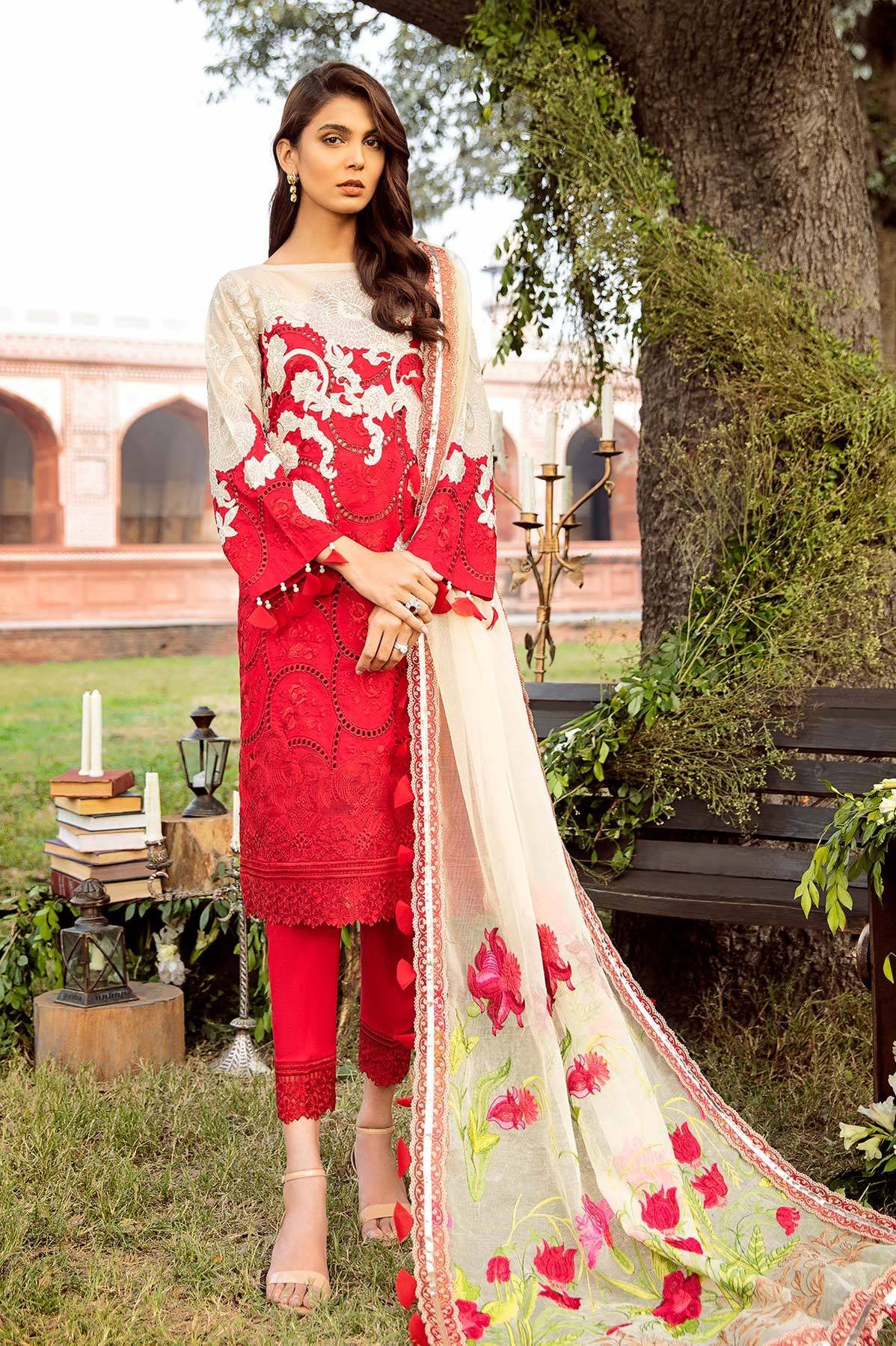 Signature Lawn SS-07-A | House of Charizma | Spring Summer Embroidered Lawn 2020