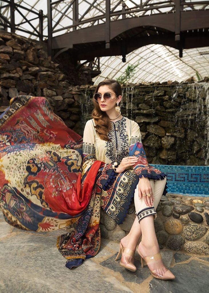 10-Stargazer | Afrozeh | Sienna Lawn'20