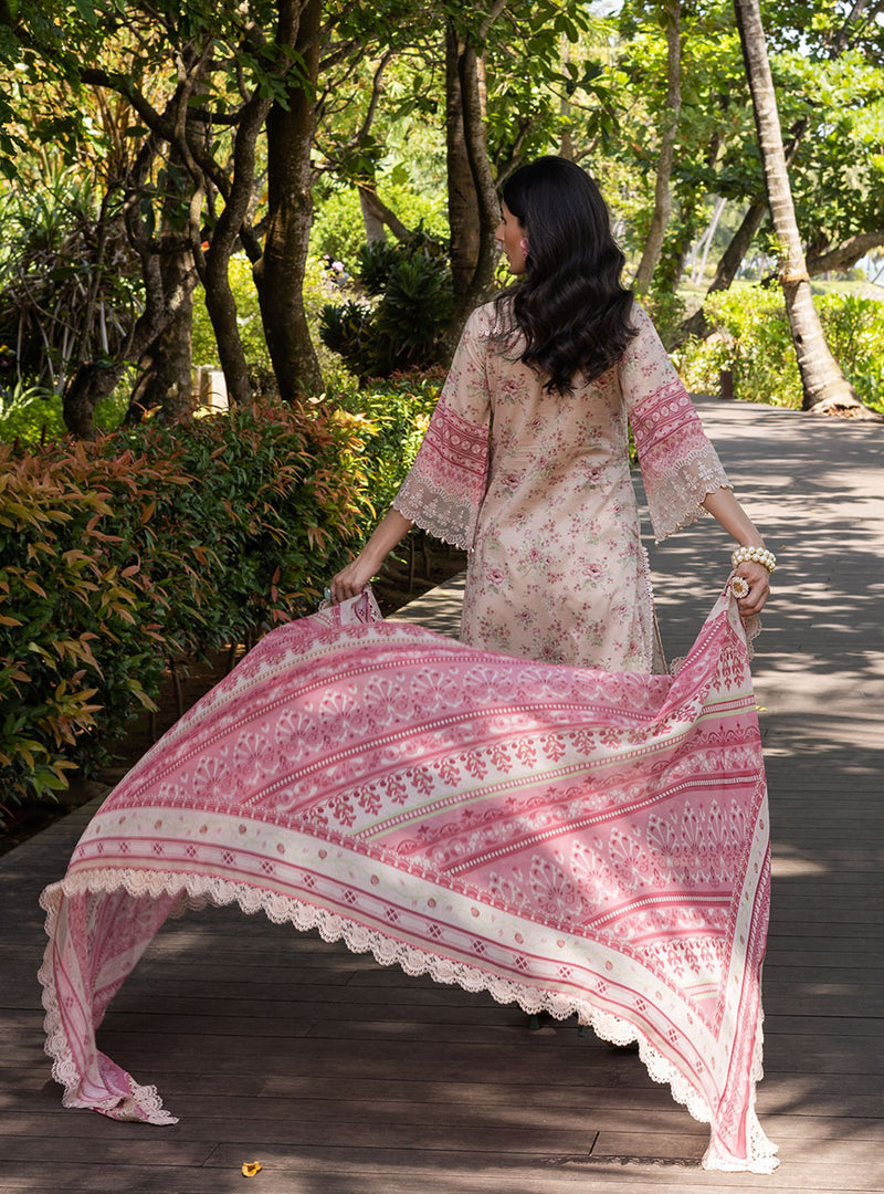 Floral Bliss - 7B | Zainab Chottani | Tahra Lawn 2022