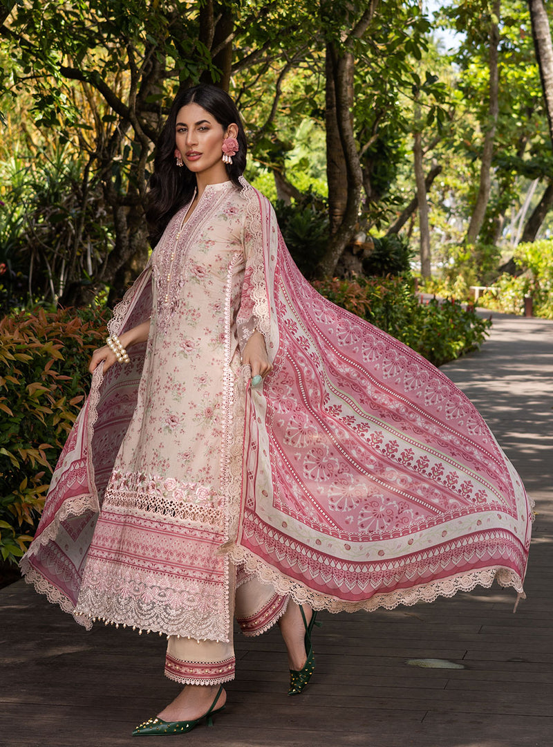 Floral Bliss - 7B | Zainab Chottani | Tahra Lawn 2022