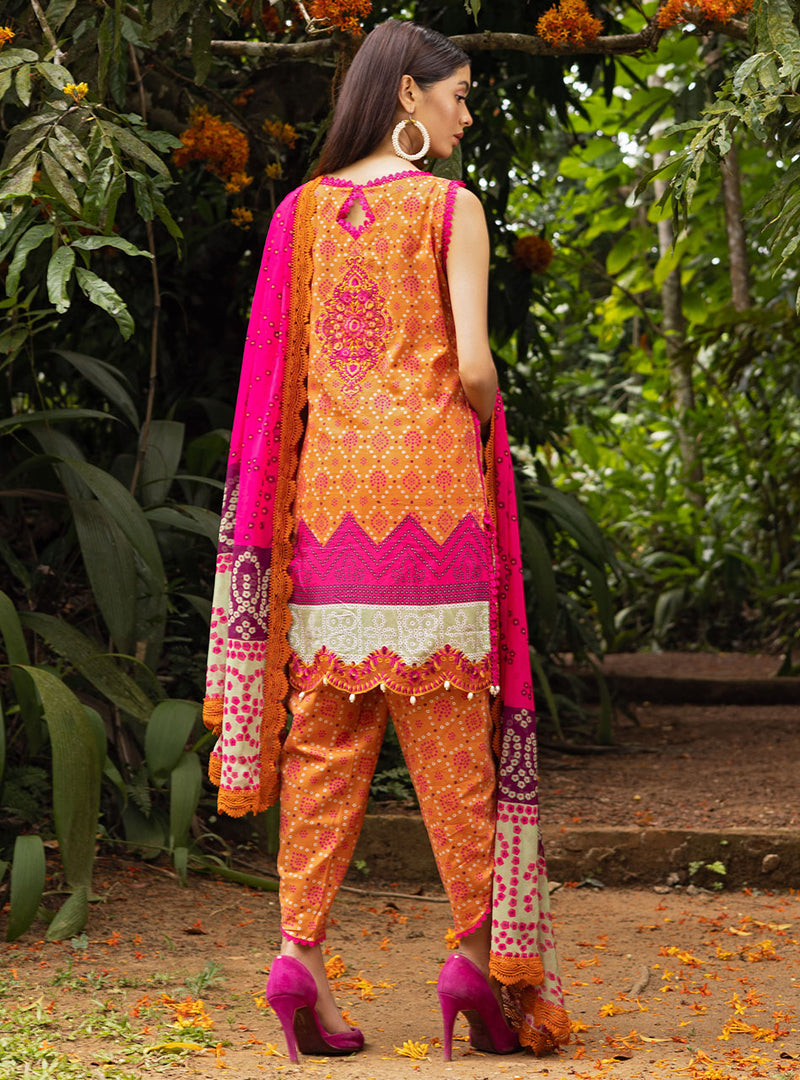 Chunri Fusion - 9B | Zainab Chottani | Tahra Lawn 2022