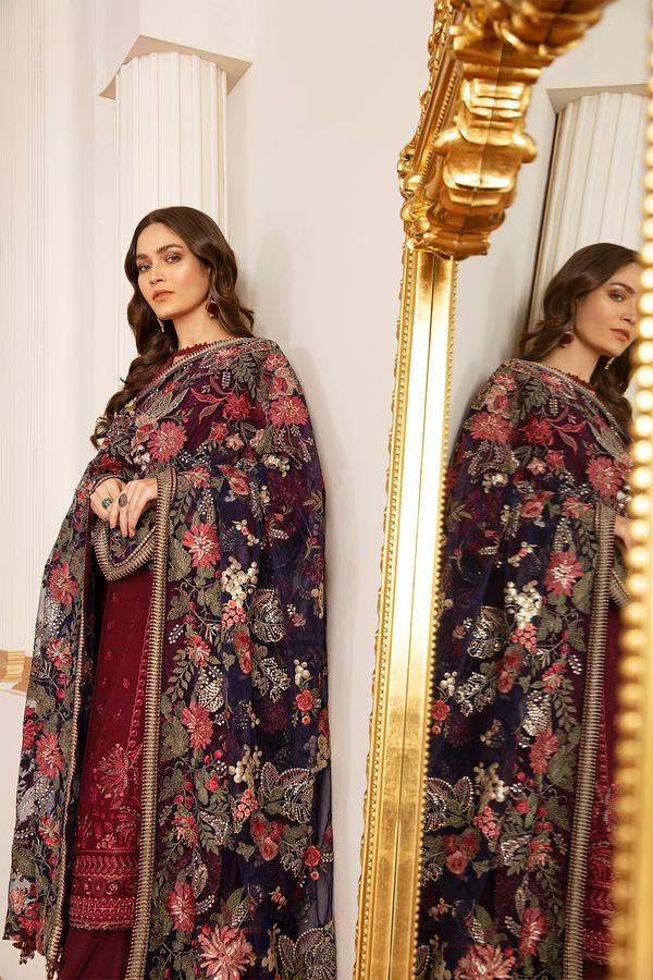Fire Stone | Baroque | Chantelle | Embroidered Chiffon