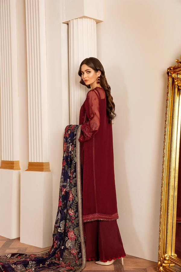 Fire Stone | Baroque | Chantelle | Embroidered Chiffon