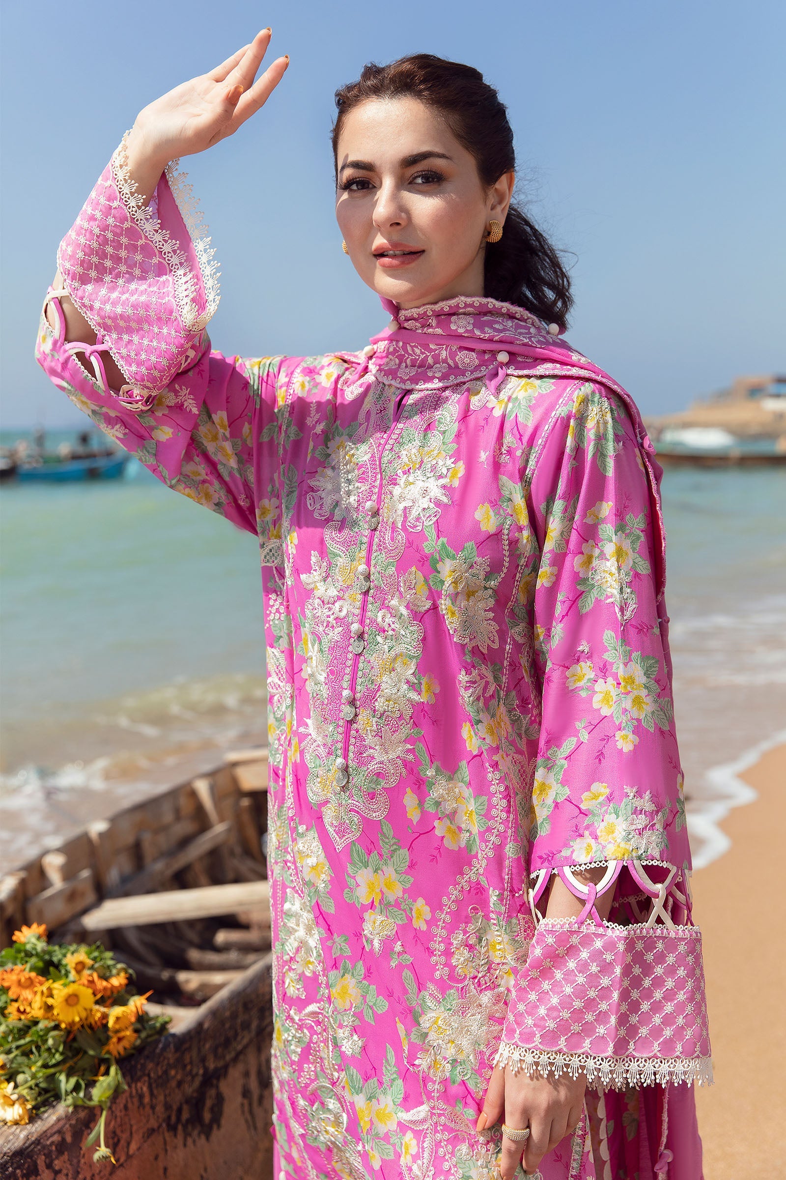 NIHAN (ZL23-8 B) | Zaha | Spring Summer Unstitched Lawn 2023