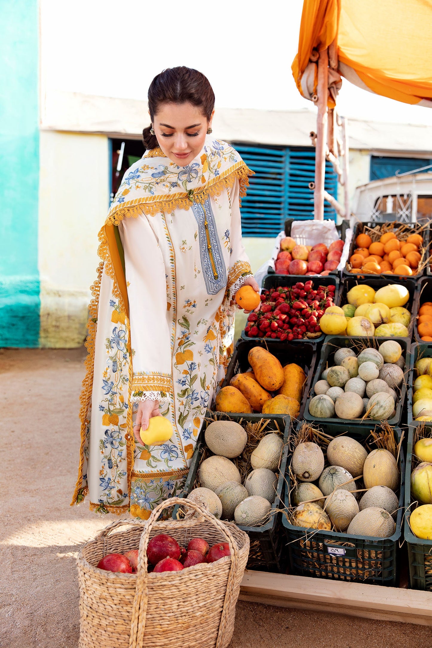 LEYA (ZL23-7 A) | Zaha | Spring Summer Unstitched Lawn 2023