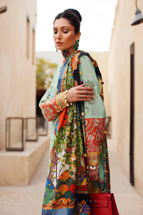 EL22 - 9B (Nima) | Eid | Luxury Lawn Collection 2022