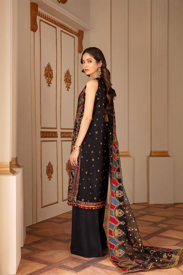 Sable | Baroque | Chantelle | Embroidered Chiffon