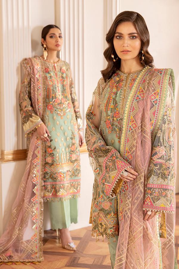 Capri Sea | Baroque | Chantelle | Embroidered Chiffon