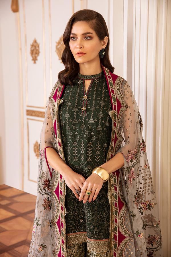 Viridian | Baroque | Chantelle | Embroidered Chiffon
