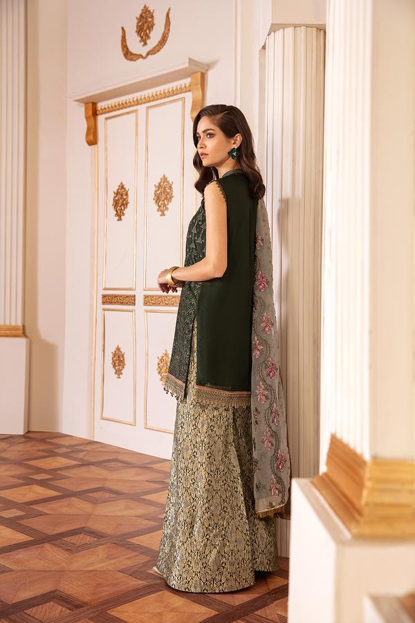 Viridian | Baroque | Chantelle | Embroidered Chiffon