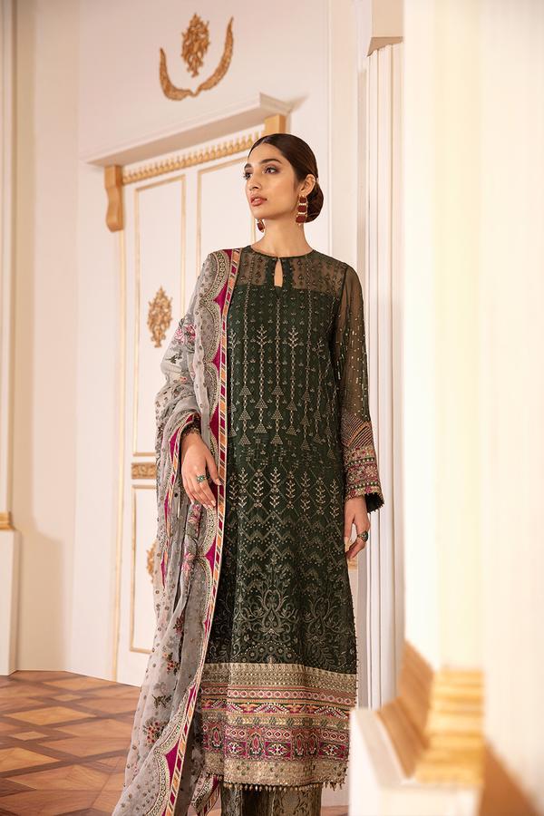 Viridian | Baroque | Chantelle | Embroidered Chiffon