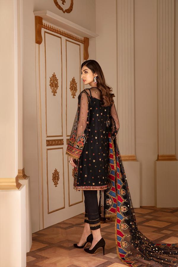 Sable | Baroque | Chantelle | Embroidered Chiffon