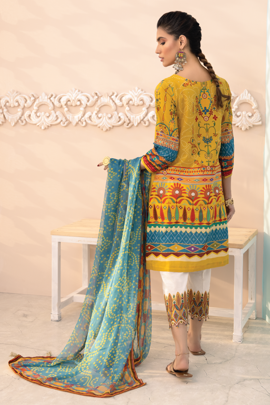 GL-01 Sahil (3PC) | Iznik Guzel Lawn Collection'21