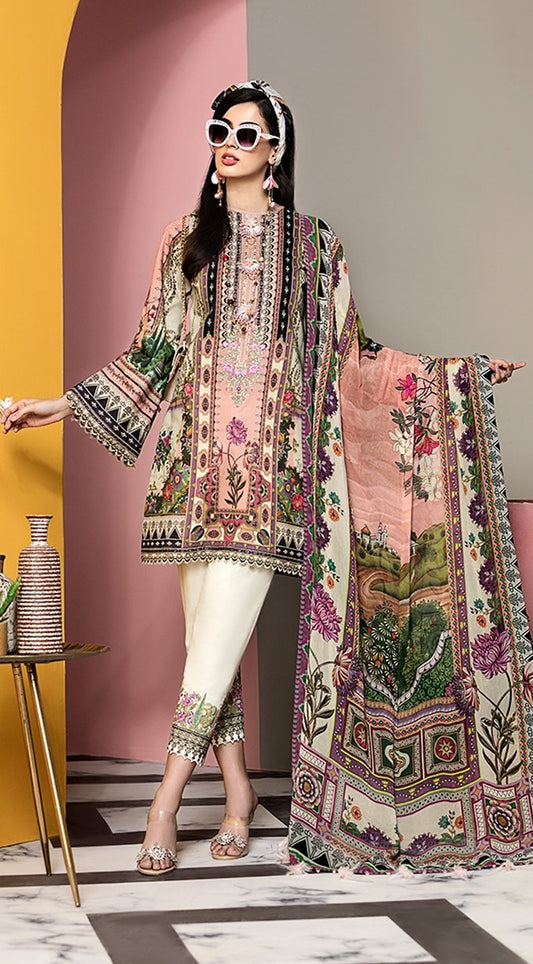 Sophia | VL20-01A | Anaya by Kiran Chaudhry | Viva Lawn'20