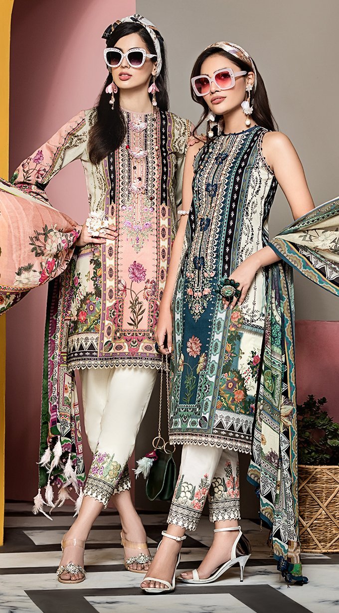 Sophia | VL20-01A | Anaya by Kiran Chaudhry | Viva Lawn'20