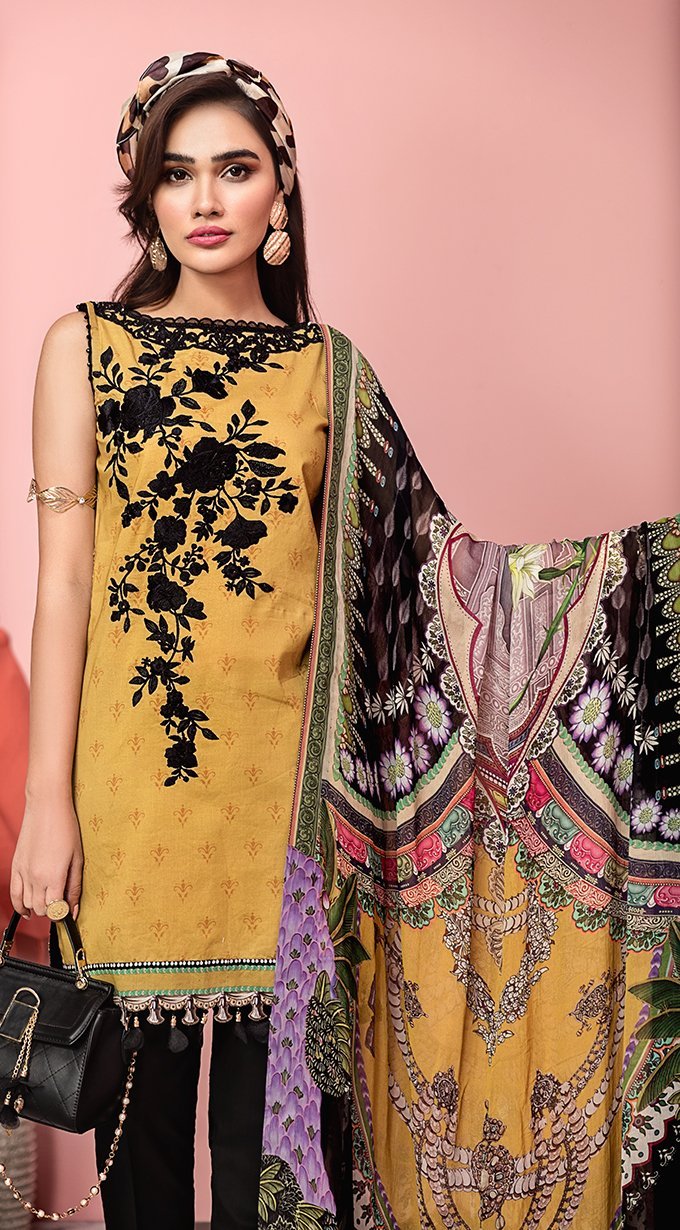 Lucia | VL20-02A | Anaya by Kiran Chaudhry | Viva Lawn'20