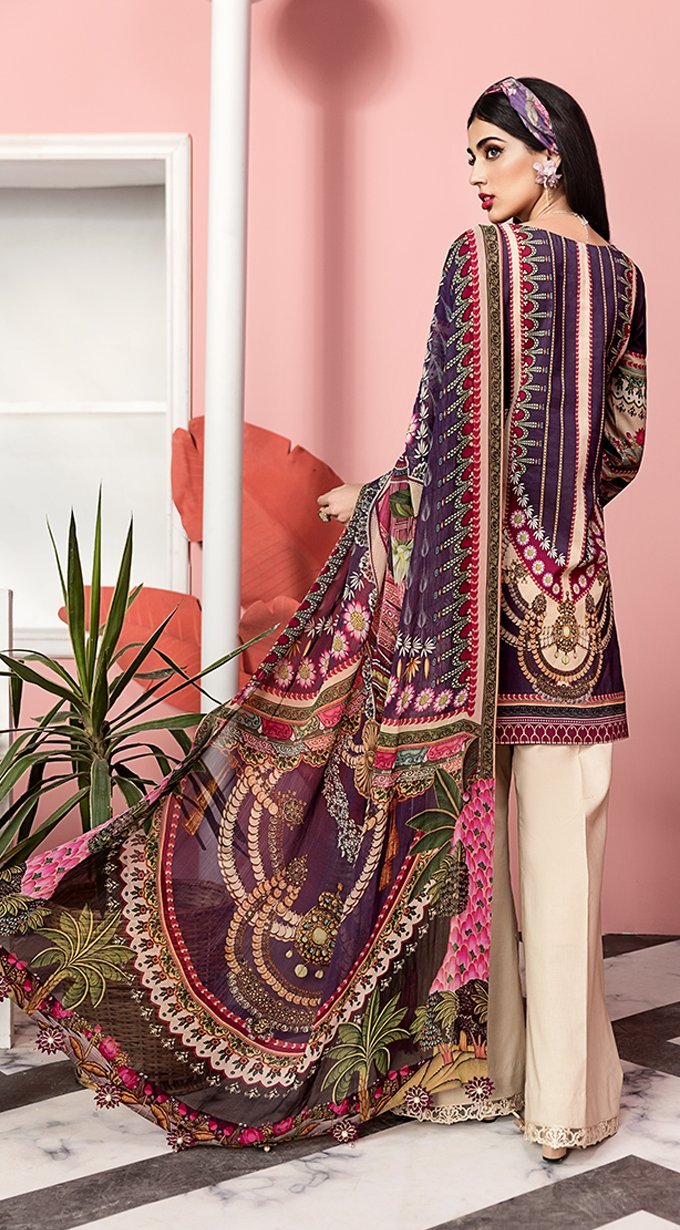 Valentina | VL20-02B | Anaya by Kiran Chaudhry | Viva Lawn'20