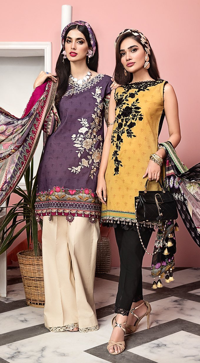 Valentina | VL20-02B | Anaya by Kiran Chaudhry | Viva Lawn'20