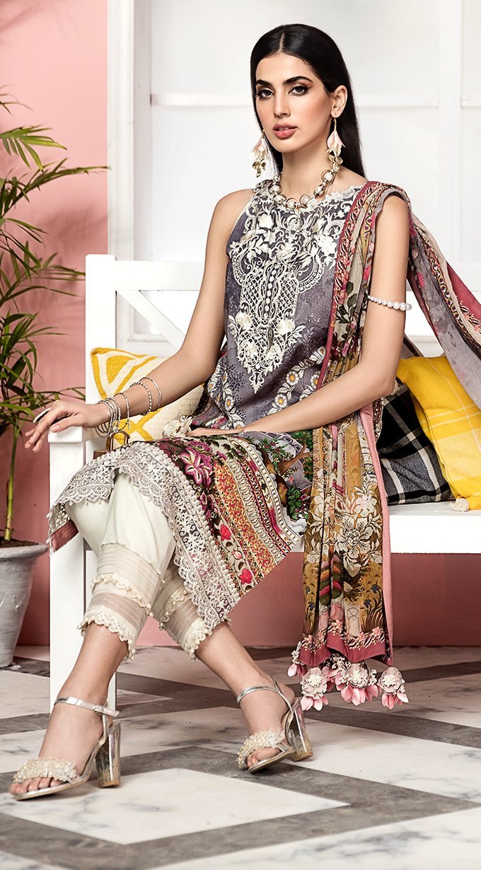 Julia | VL20-03A | Anaya by Kiran Chaudhry | Viva Lawn'20