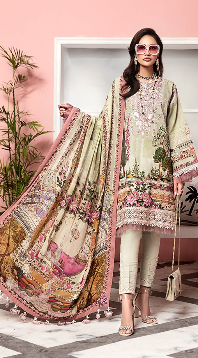 Zoe | VL20-03B | Anaya by Kiran Chaudhry | Viva Lawn'20