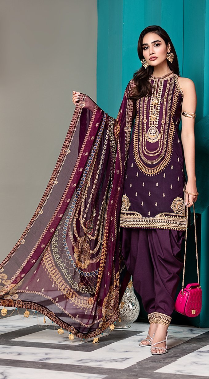 Valeria | VL20-04B | Anaya by Kiran Chaudhry | Viva Lawn'20